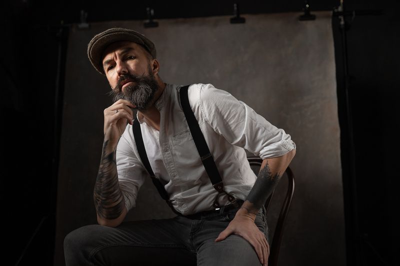 брутальный, мужской, красноярск, мужчина, нерозя, портрет, серьезный Дмитрий фото превью