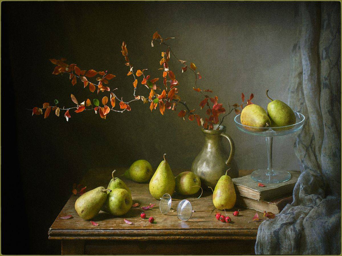 С грушами. Автор: Stein Georg , Stein Georg