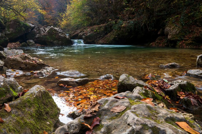 мезмай, р., курджипс, водопад Шестиметровка фото превью