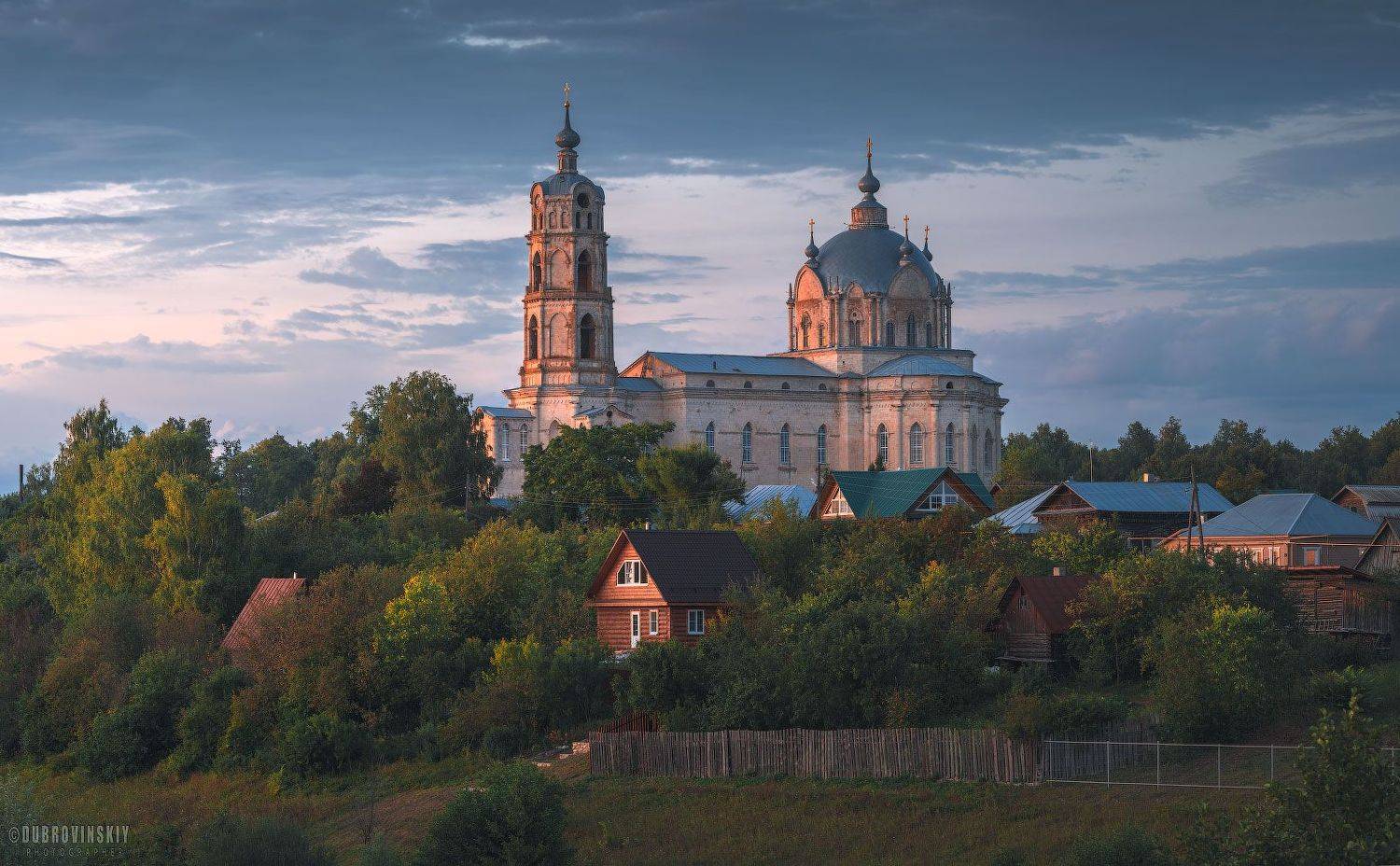гусь-железный, рязанская область, храм, село, лето, Михаил Дубровинский