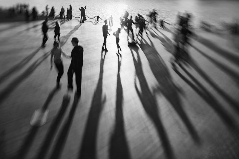 уличная фотография, стрит, Танцы на воде фото превью