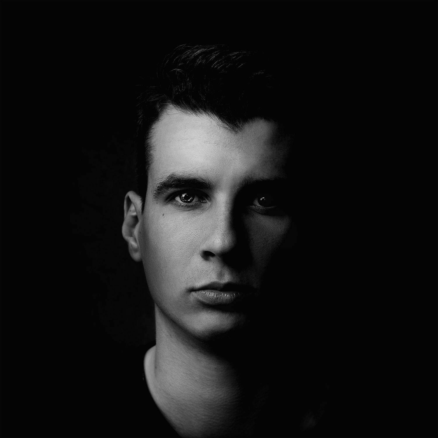 man, black, white, portrait, Алина Аристова