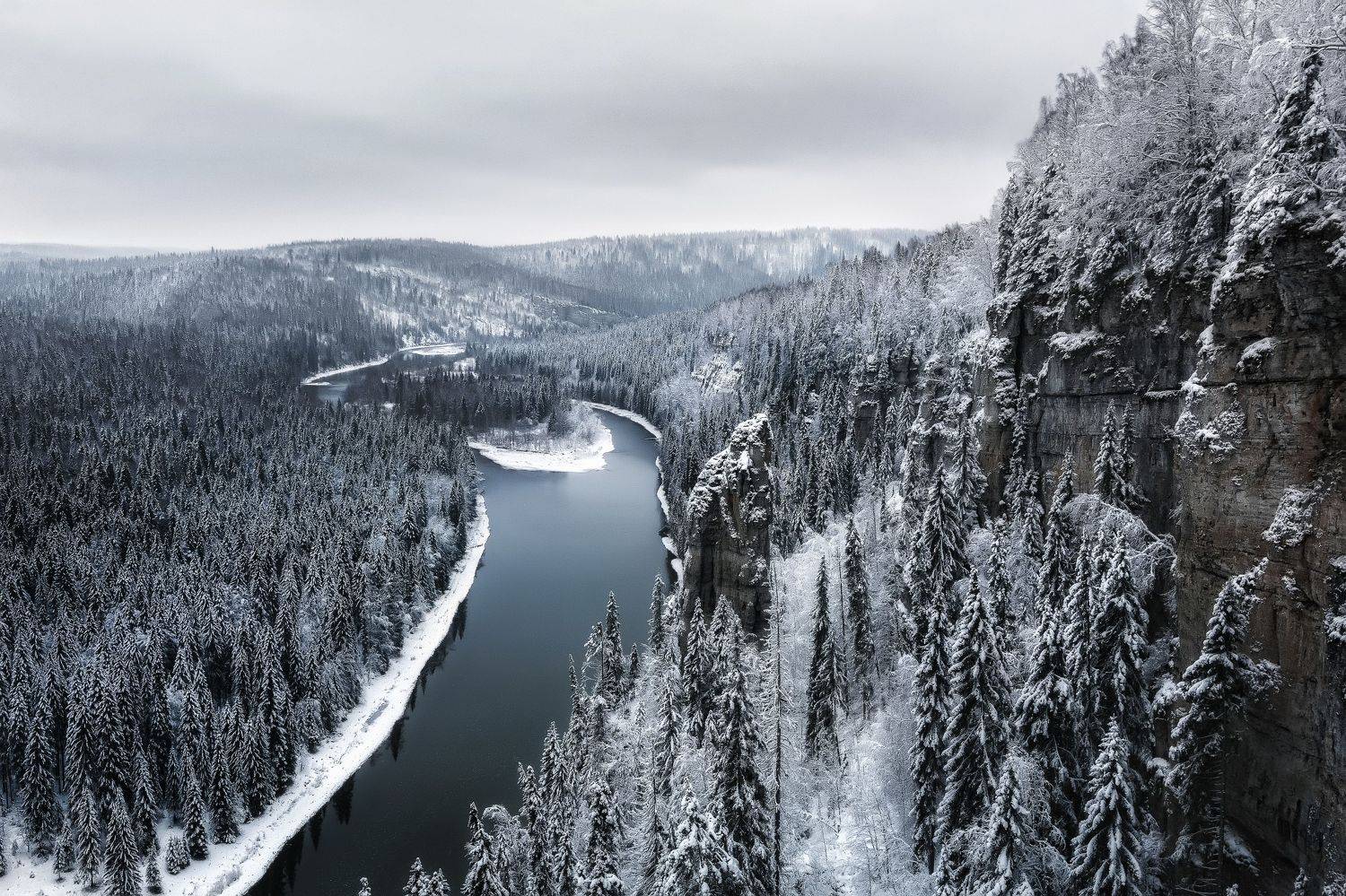 усьвинские столбы, седой урал, зима, зимний пейзаж, пейзаж, урал, усьва, Елена Соколова