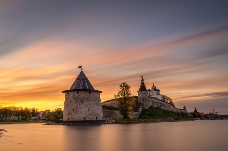 псков, пейзаж, Кром фото превью