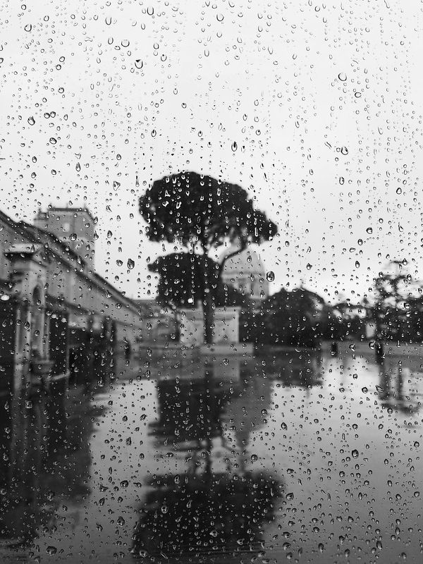 ватикан, путешествия, чб, монохром, архитектура Rainy Vaticano фото превью