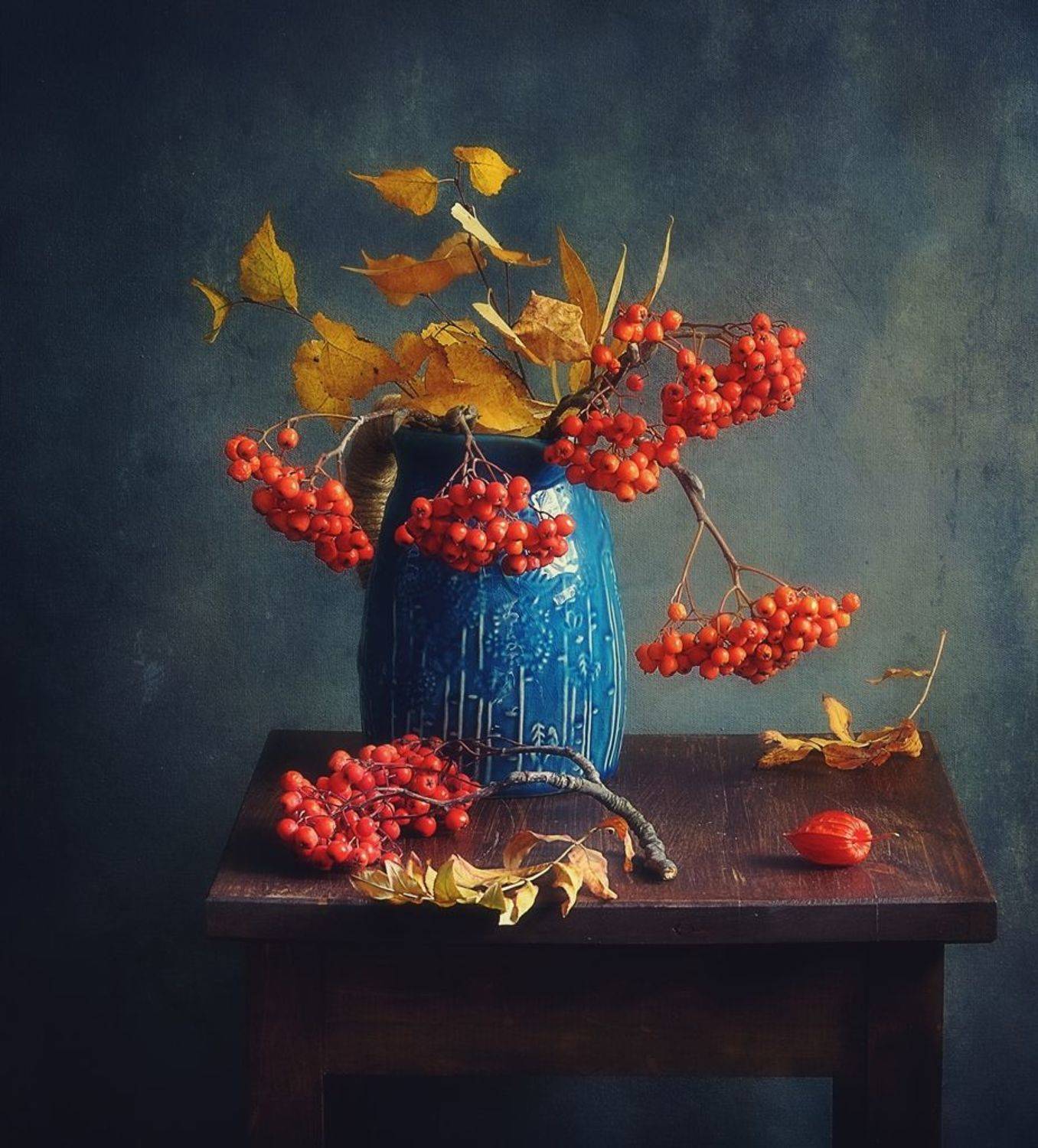 натюрморт,композиция,рябина,осень, Наталия К