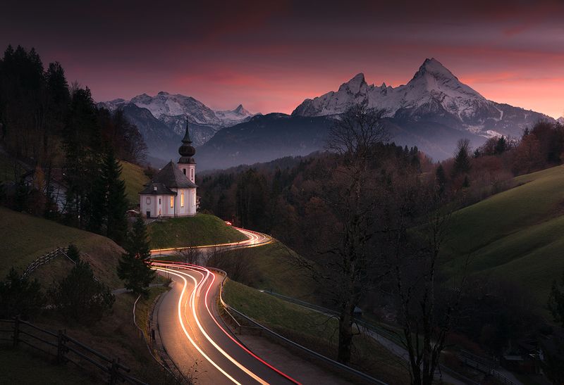 Sunset in Bayern