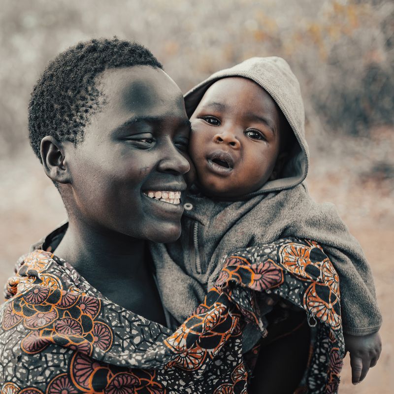 W wiosce plemienia Hadza. фото превью