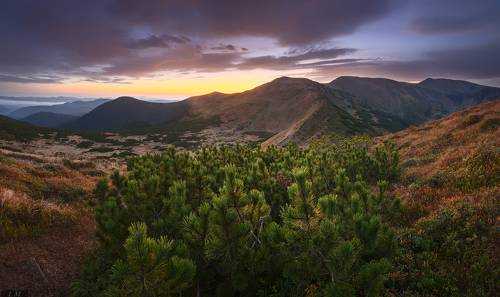 Осенние краски Черногорского хребта