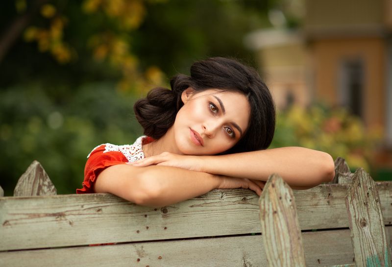 Женский портрет, портрет, портретная фотосессия Летние краски фото превью