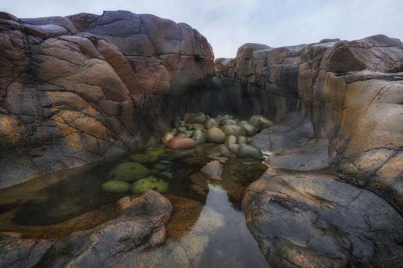 пейзаж, природа россии, природа, териберка, север, природа россии Берег Баренцева Моря фото превью