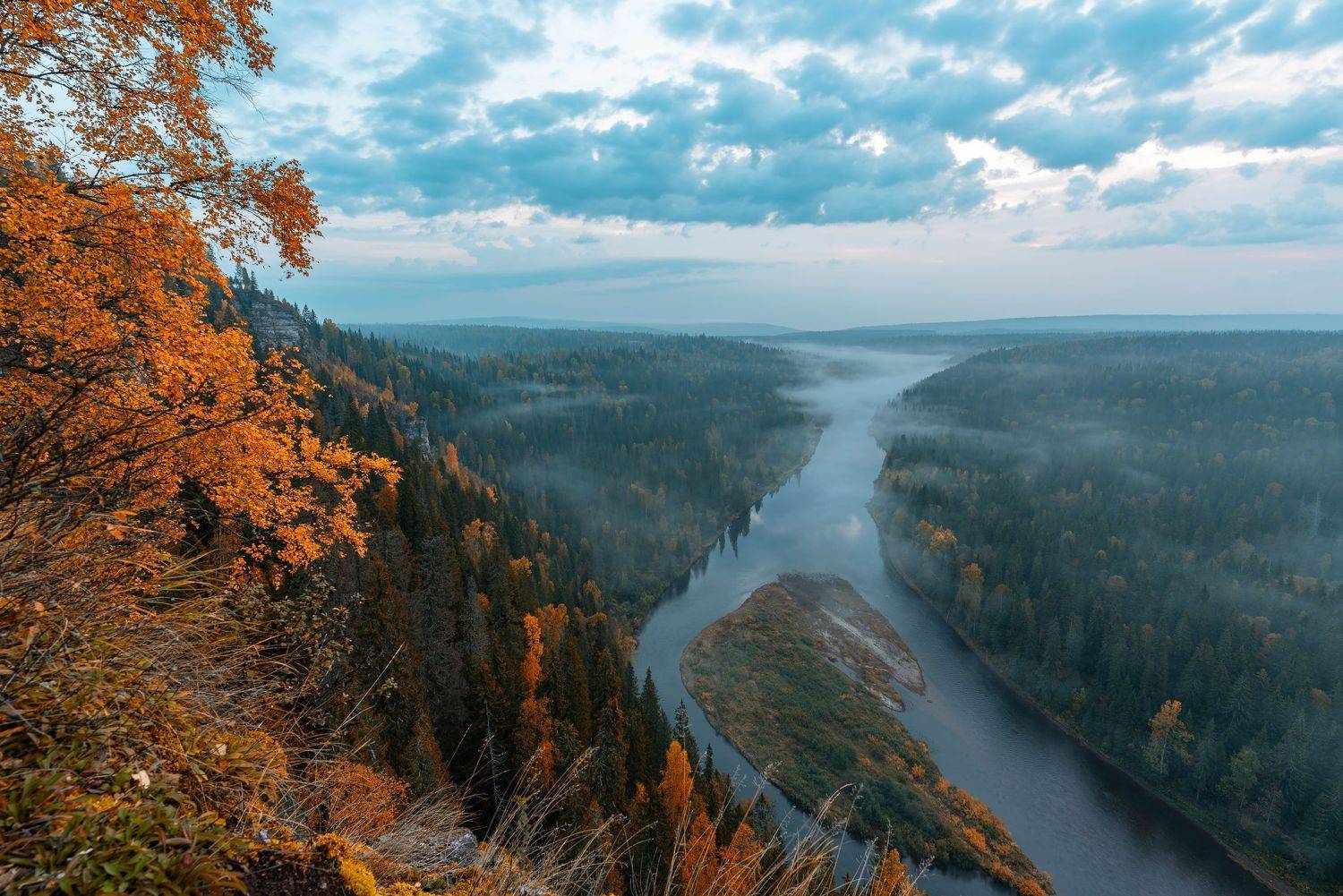 #россия #река #усьва #пермь #туман, Максим Ватрушкин