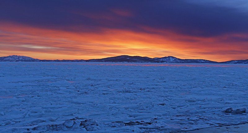 Холодный рассвет фото превью