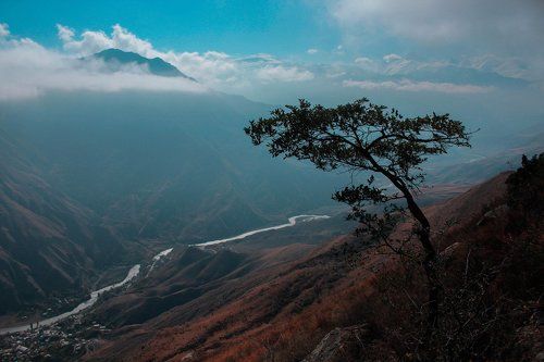 Mountain scenery of Dagestan