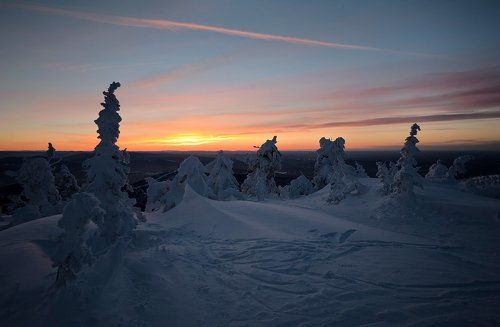 Шерегешский зимний вечер, финал