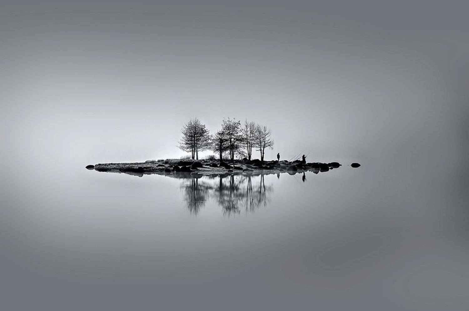 Bulgaria, Fishing, Landscape, Morning mist, Rhodope, Shiroka poliana, Albena Markova