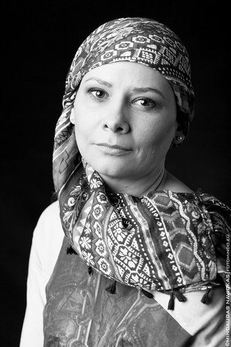 Portrait. Strong woman.