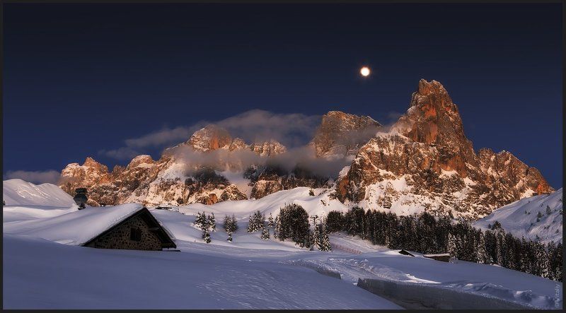 Passo Rolle и 420см. снега фото превью