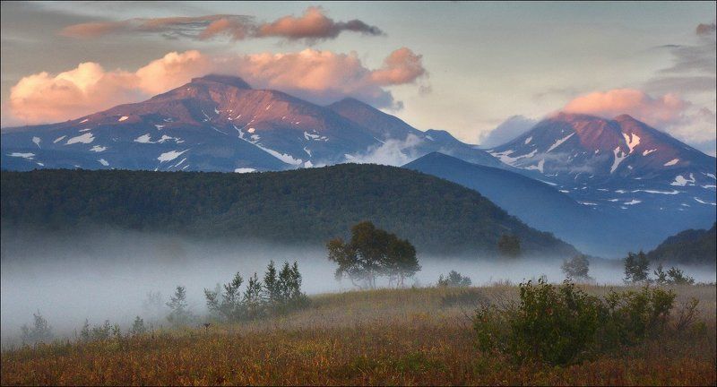 Вечер в Налычево (Камчатка). фото превью