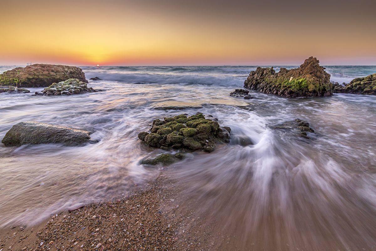 long exposure, seascape, nature, beach, water, sea, landscape, Nikolay Tatarchuk