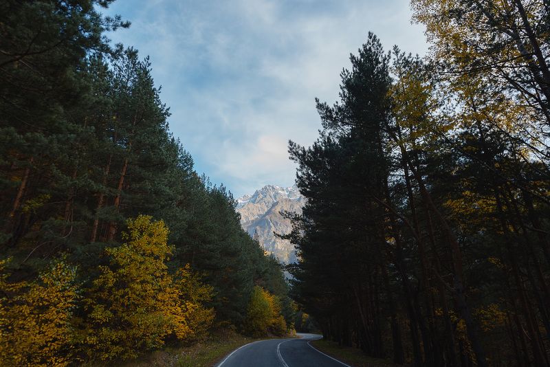 дорога в горы фото превью