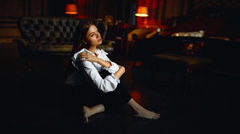 portrait, art, natural light, indoor, sensuality, 35mm, портрет, натуральный свет, студия, Настя 2021 фото превью