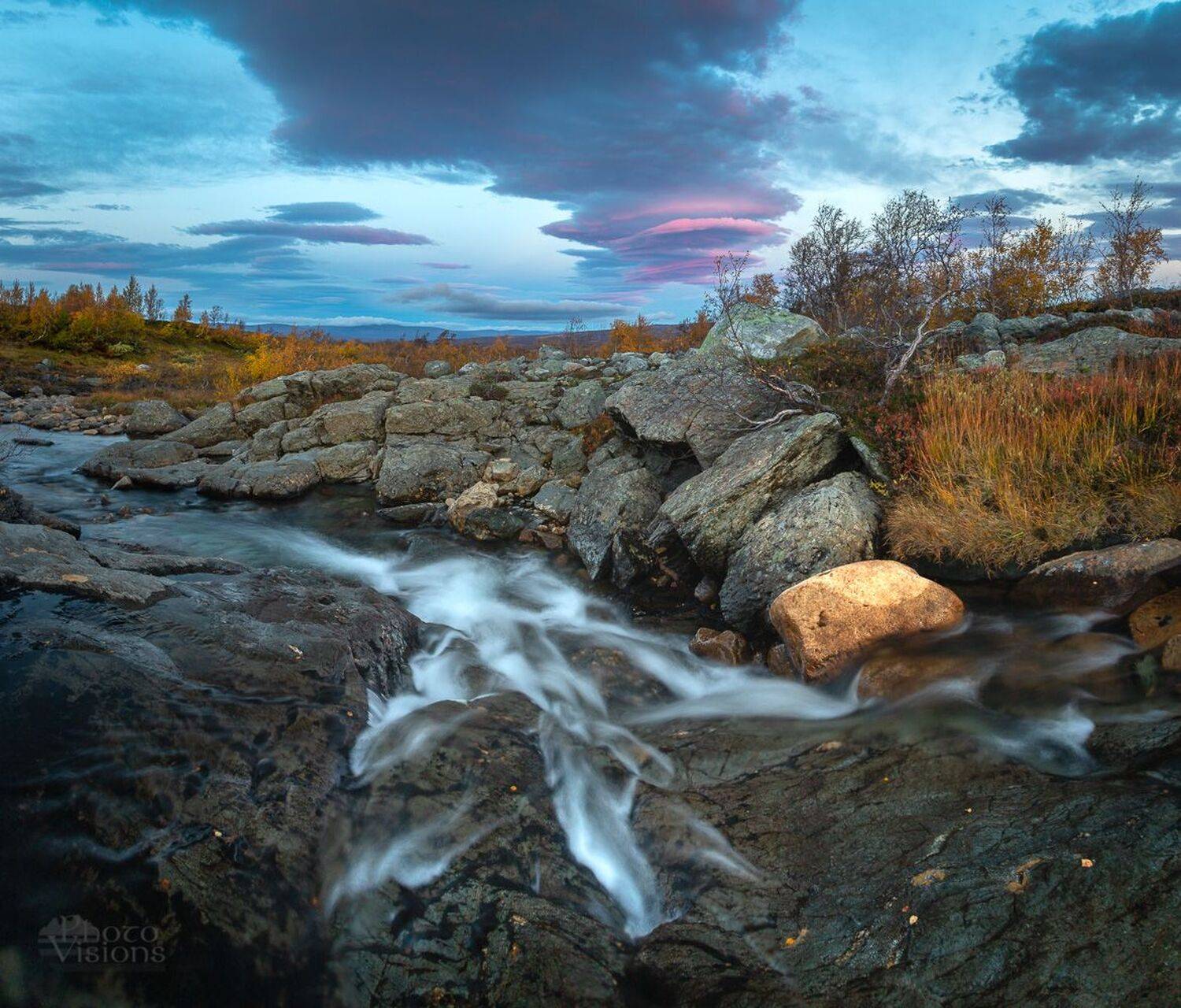 sylan,norway,morning,sunrise,clouds,mountains,river,long exposure,autumn,autumnal,, Adrian Szatewicz