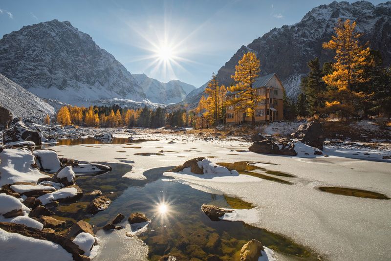алтай,горы,актру,караташ хороший денёк фото превью