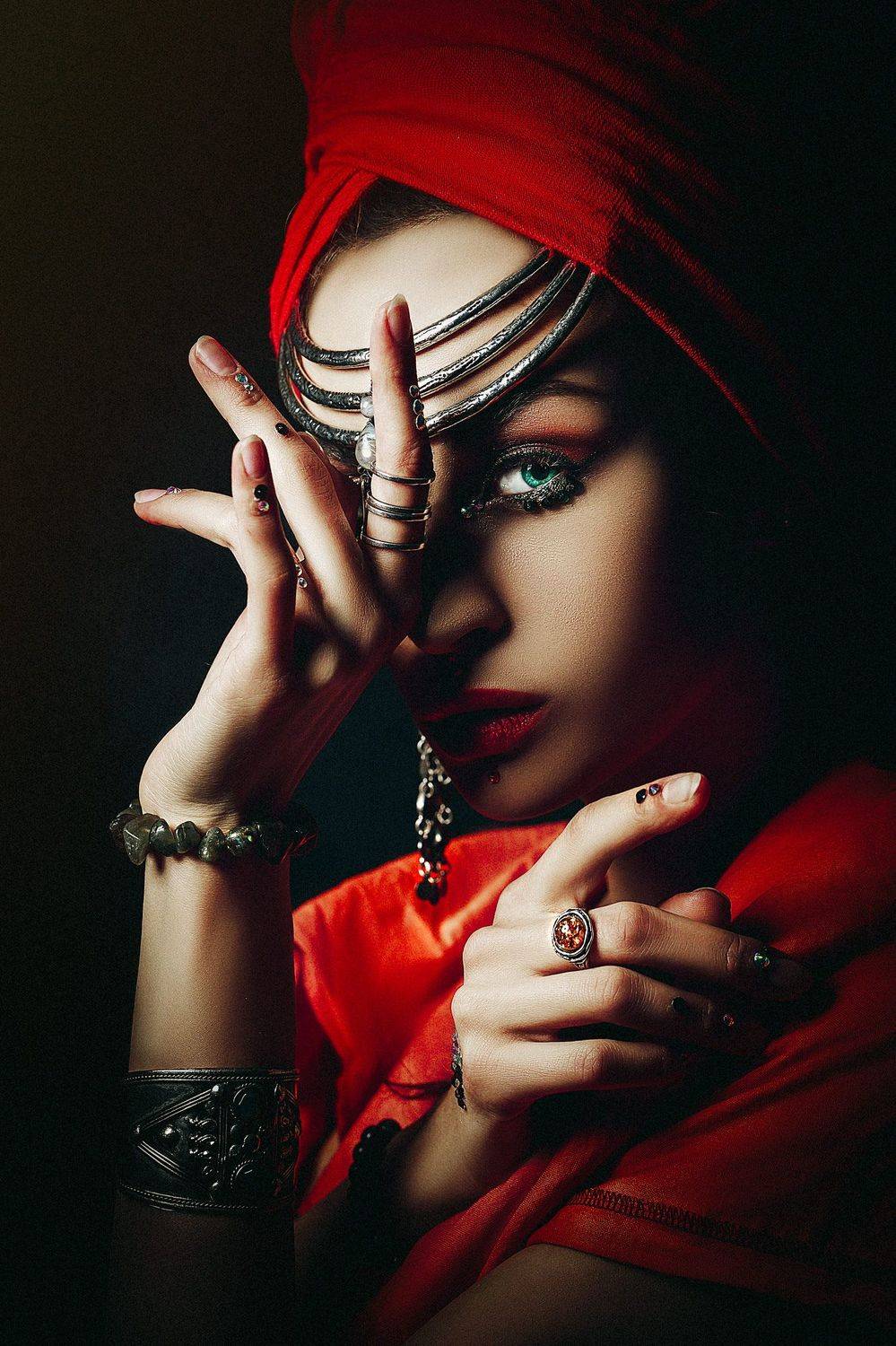woman, portrait, conceptual, studio, Руслан Болгов (Axe)