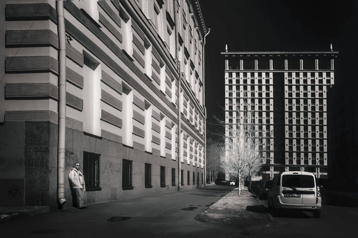 ИК, инфракрасный, автопортрет, город, солнце, Максим