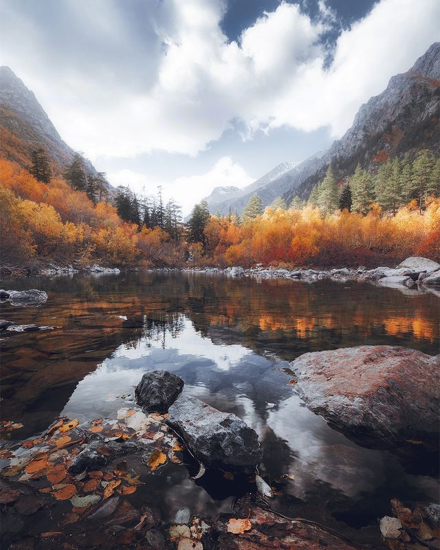 Бадукские озёра. Домбай фото превью