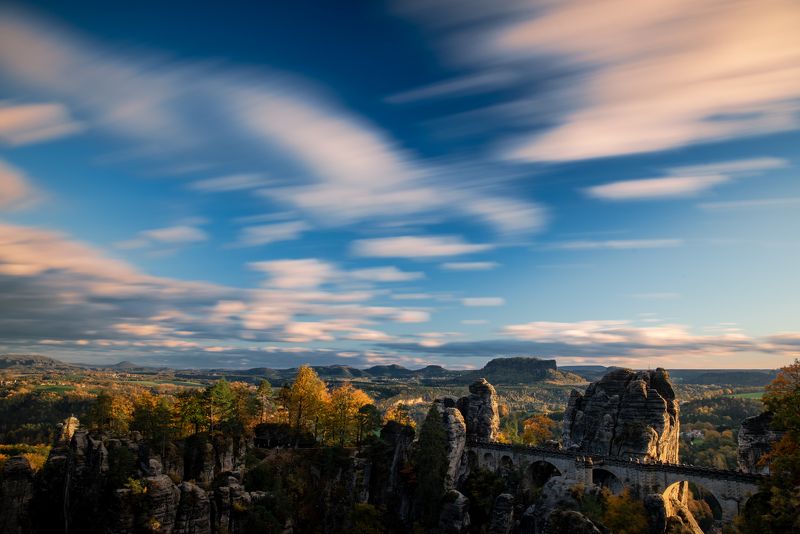 #longexposure #landscape #sunset Bastei Bridge фото превью