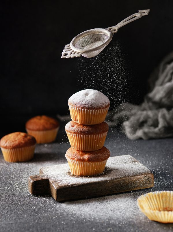 food foodphoto фудфото кексы левитация  Немного волшебства в преддверие Нового года фото превью