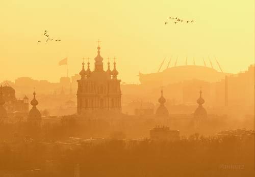 Закат над Петербургом