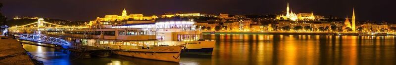 архитектура, европа, будапешт, дунай, река, иллюминация Ночной Будапешт фото превью
