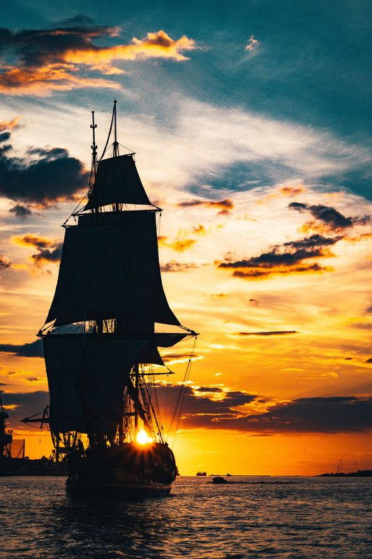 frigate, sea, sail, transportation, boat, ship, cruise, vessel, sailboat, historic, nautical, navigation, water, wooden, voyage, vintage, tall, sky, old, navy, wind, travel, maritime, galleon, transport, ancient, adventure, yacht, wave, marine, mast, anti The Frigate Shtandar in calm weather sailing sunset time Riga Latvia фото превью