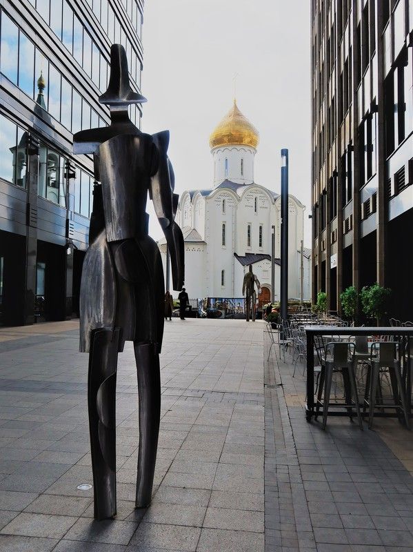 архитектура,город,москва,храм,скульптура Новые переулки Москвы фото превью