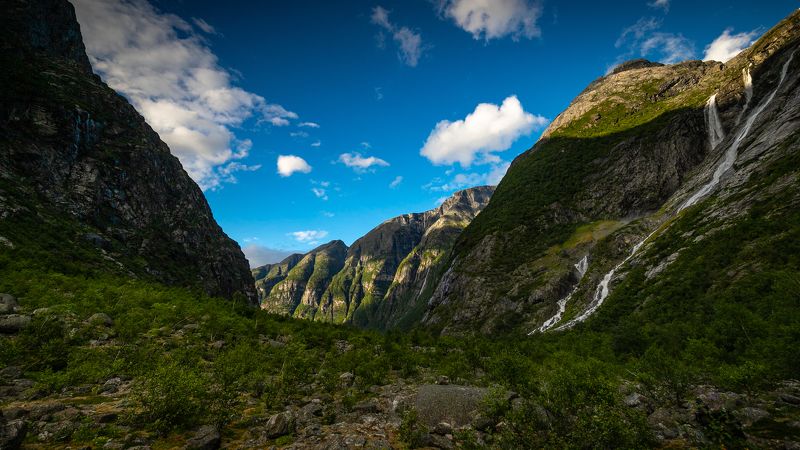 norway landscape sky Norway landscape фото превью