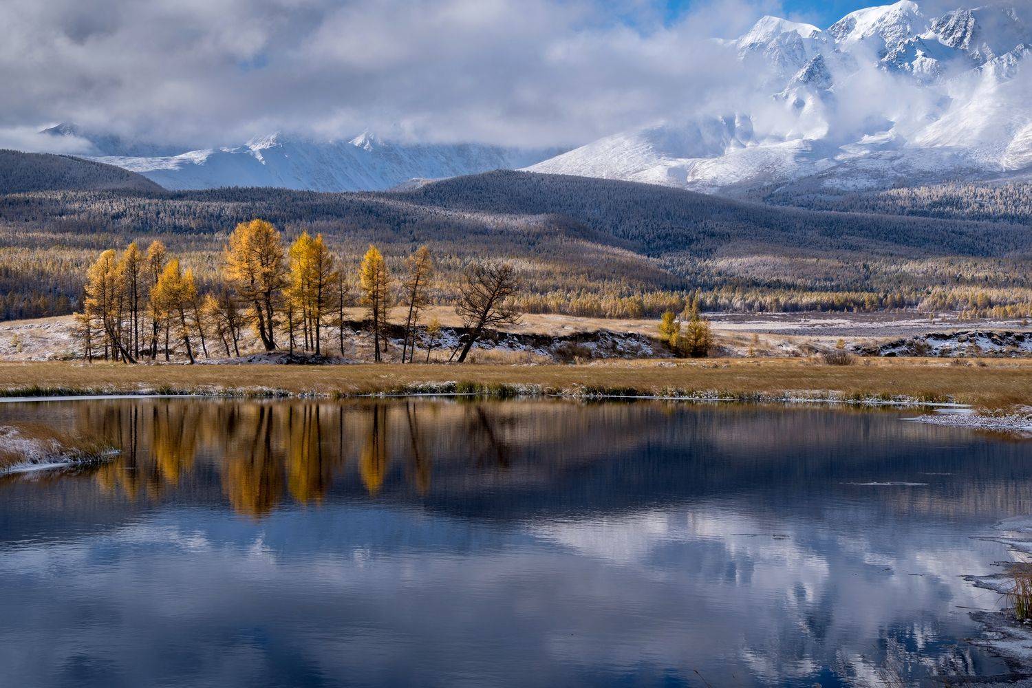 республика алтай, золотой алтай нд, алтай, джангысколь, отражение, осень, что такое осень?, reflection, autumn, mirror, северо-чуйский хребет, курайская степь, курай, фототур на алтай, нд, Надежда Демкина