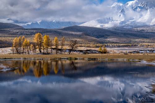 Утро на озере Джангысколь