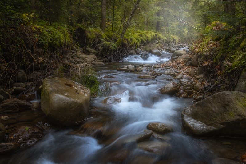 Горный ручей фото превью