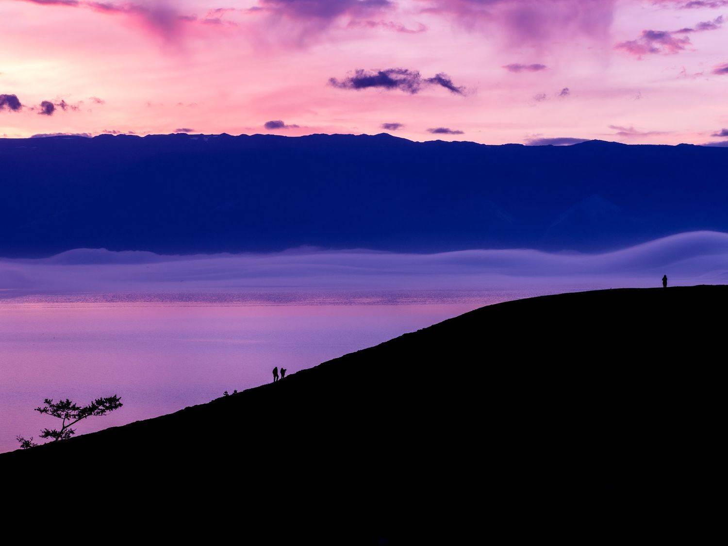 пейзаж, байкал, ольхон, закат, Александр Марфин