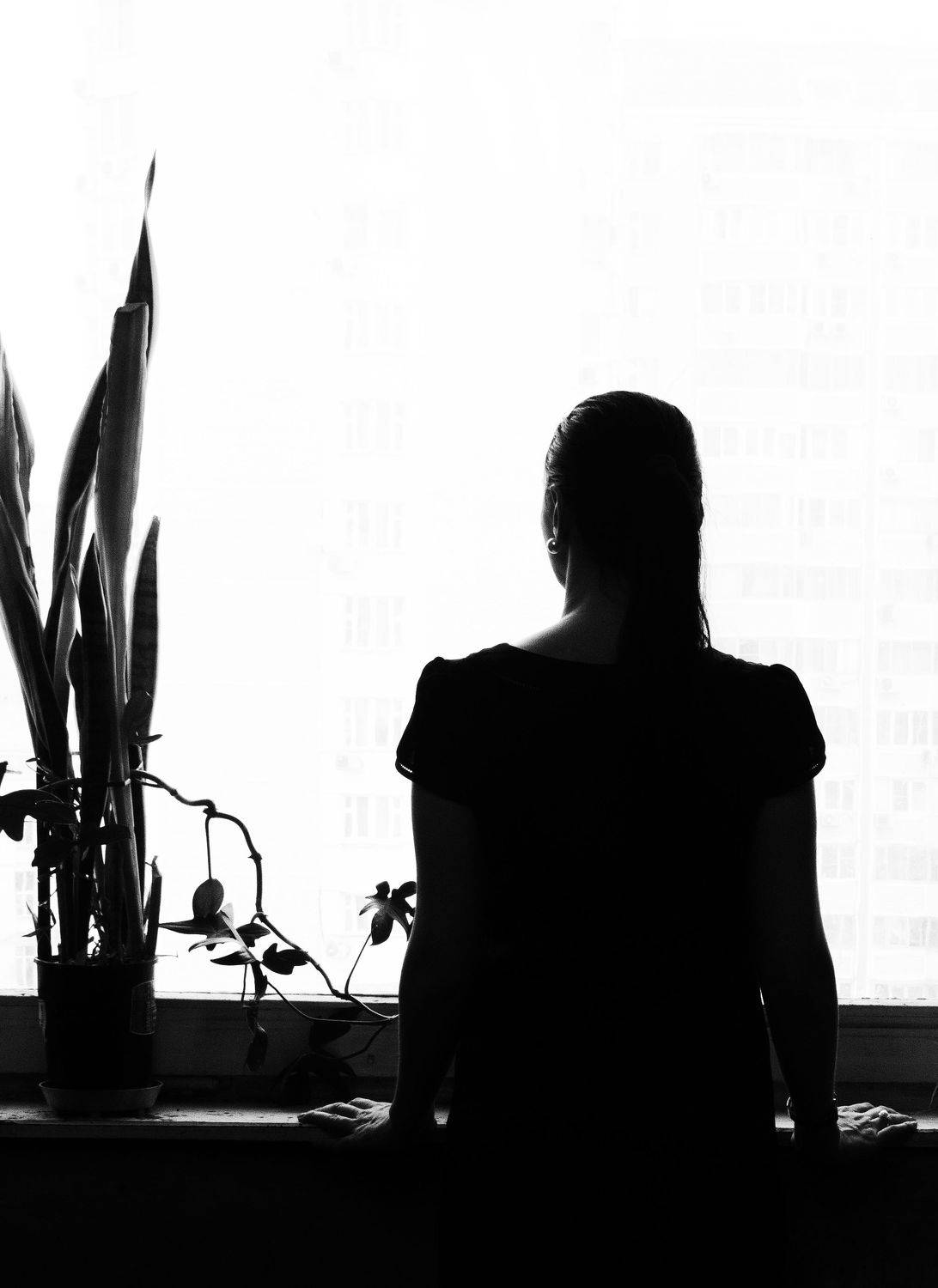 Black and white, Monochrome, Moscow, Russia, Portrait, Elena Beregatnova