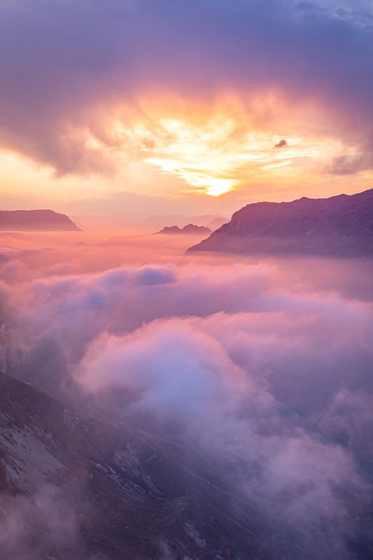 сулакский каньон, дагестан Прогулка по облакам фото превью