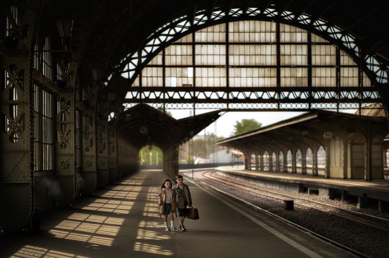 На вокзале фото превью