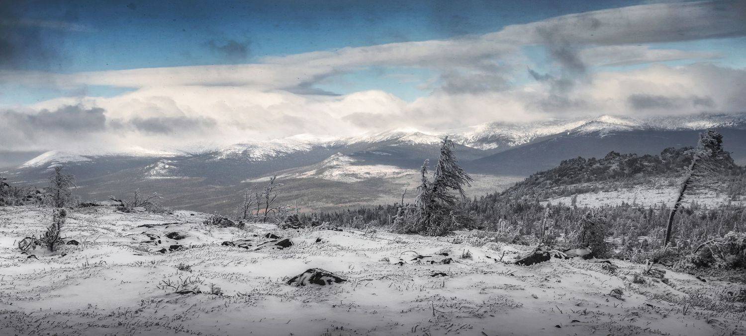 вид на конжак, сухогорский камень, казанский камень, зимний пейзаж, северный урал, Елена Соколова