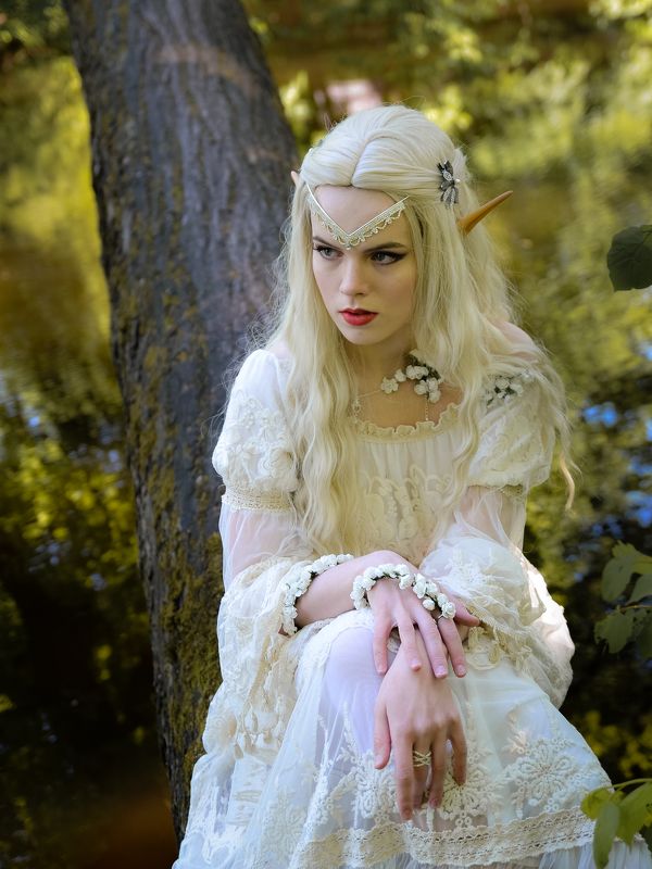 портрет, жанровый портрет, девушка, спб, питер, парк, озеро, фотограф в санкт-петербурге, образ, волшебство, сказка Алина. фото превью