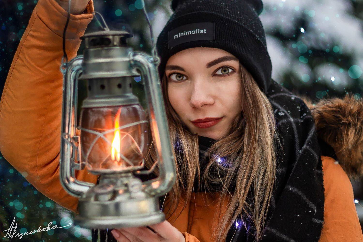 фотограф Лисичанск, портрет, зимний портрет,, Анна Вязникова