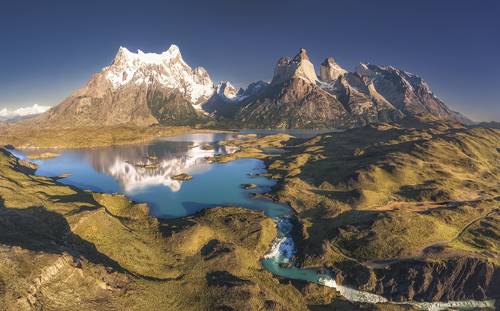 Patagonia drone view