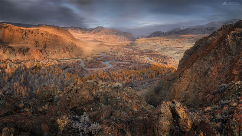 алтай, чуя, меандры, чуйский тракт, осень, меандры Чуйские меандры фото превью